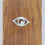 Leaf Evil Eye Silver Zircon Copper Charm For Women Bulk