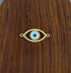 Abalone Evil Eye Gold Green Black Copper Charm For Women Bulk