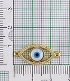 Abalone Evil Eye Gold Green Black Copper Charm For Women Bulk