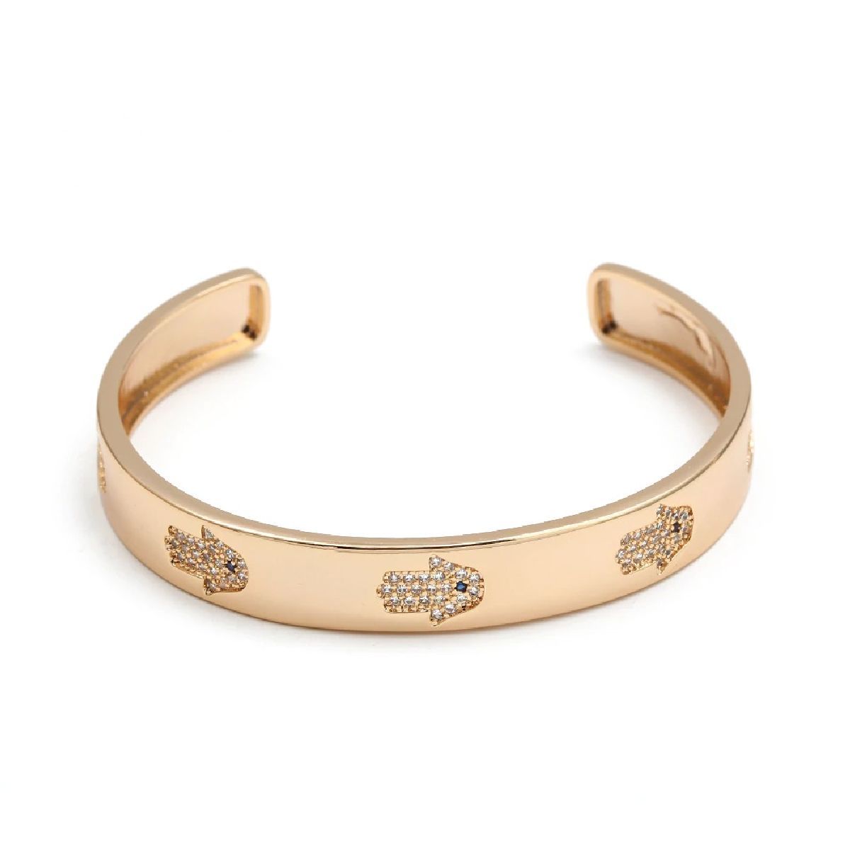 Hamsa Gold Copper Cuff Kada Women Bulk Main image