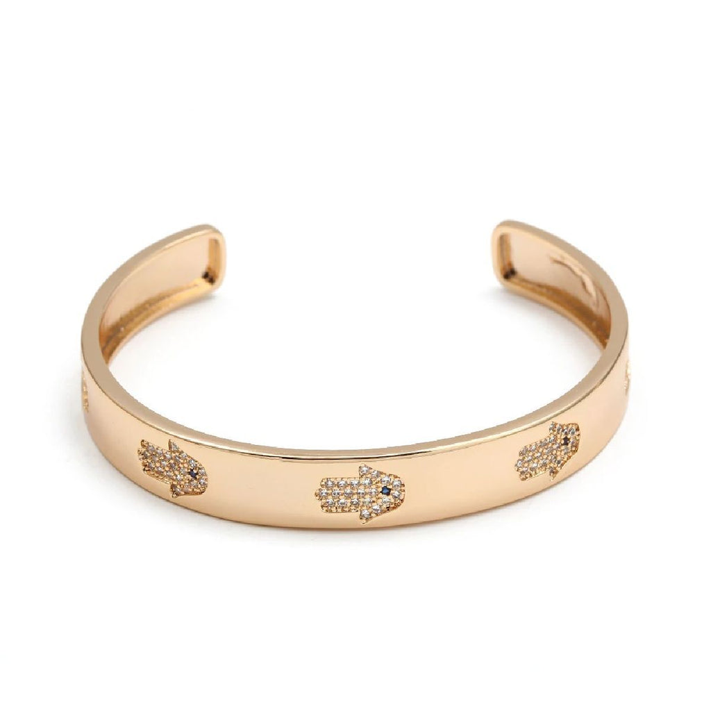 Hamsa Gold Copper Cuff Kada Women Bulk
