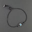 Evil Eye American Diamonds Black Silver White Slider Bracelet Bulk