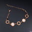 Roman Rose Gold White Black Stainless Steel Bracelet For Women Bulk