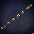 Roman Rose Gold Stainless Steel Bracelet For Women Bulk