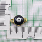 Evil Eye White Blue Enamel Centre Psc For Women Bulk