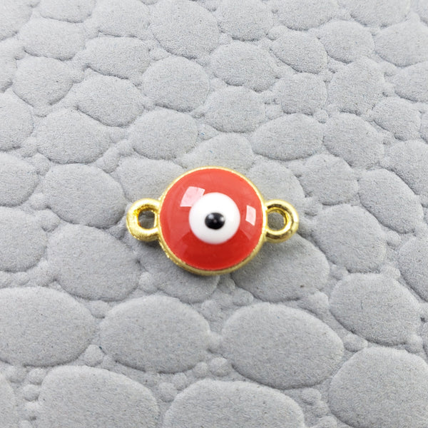 Evil Eye White Red Enamel Centre Ps For Women Bulk Main image