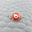 Evil Eye White Red Enamel Centre Ps For Women Bulk