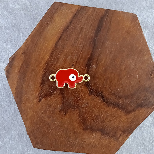Elephant Evil Eye Red Enamel Centre Ps For Women Bulk Main image
