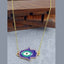 Hamsa Evil Eye Dark Blue Green Gold Necklace Pendant Chain Women Bulk