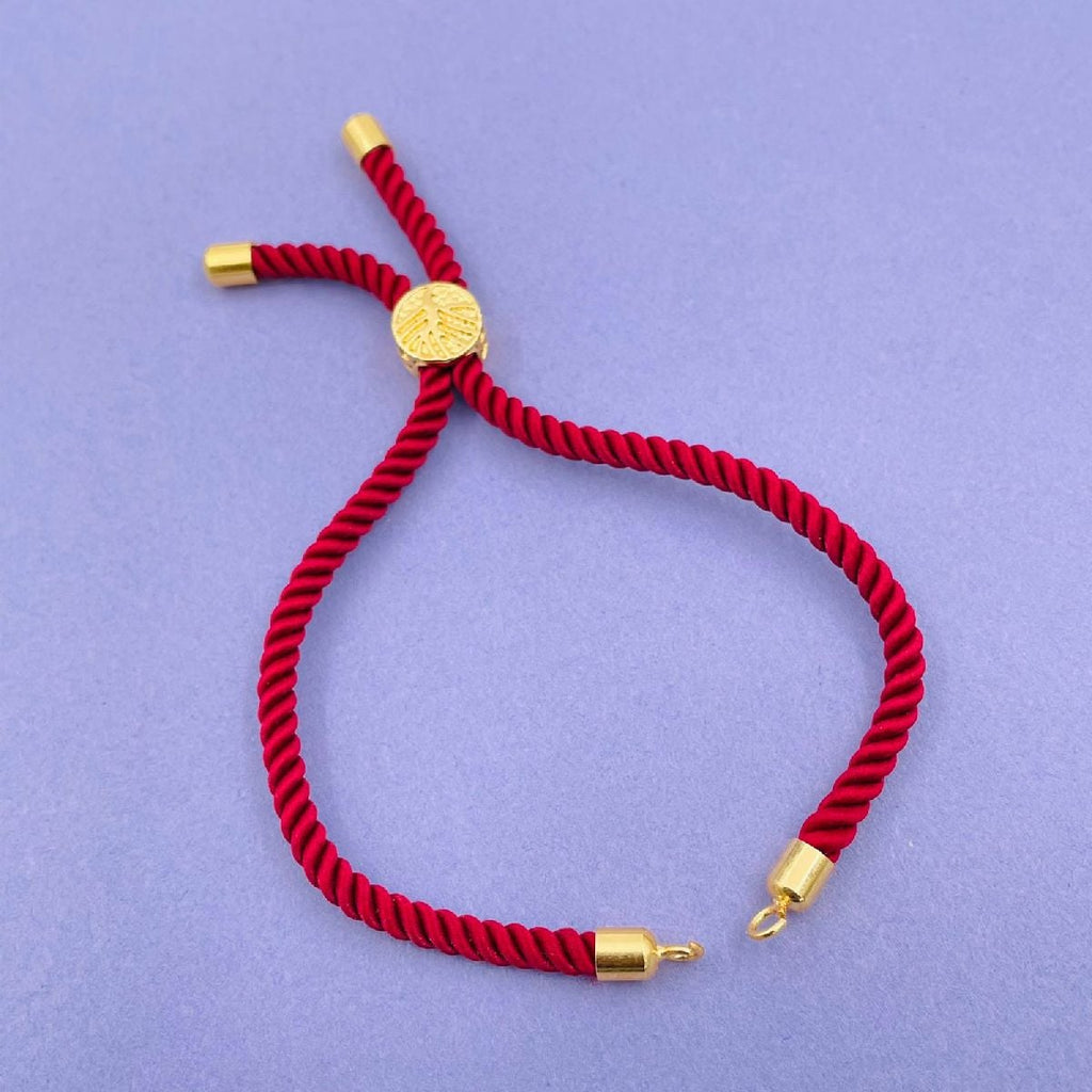 Red Maroon Gold Thread Extender Accessory Diy 9" Bracelet Girls Bulk