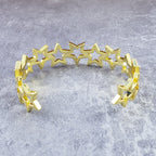 Star Gold Cuff Kada Bangle For Women Bulk