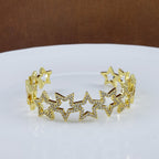 Star Gold Cuff Kada Bangle For Women Bulk