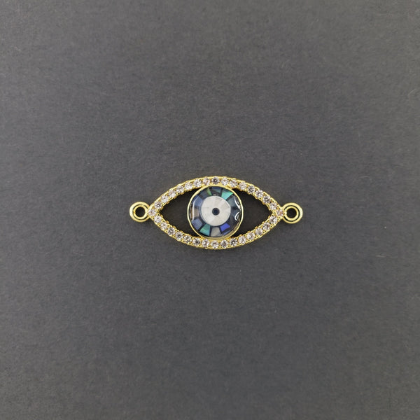 Evil Eye American Diamonds Gold Copper Centre Pcs For Women Bulk Main image