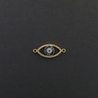 Evil Eye American Diamonds Gold Copper Centre Pcs For Women Bulk