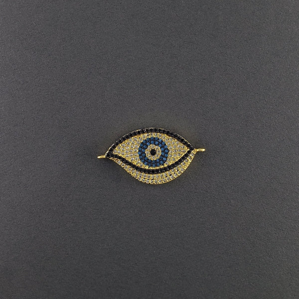 Evil Eye Big Gold Black Copper Centre Pcs For Women Bulk Secondary image