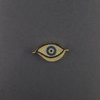 Evil Eye Big Gold Black Copper Centre Pcs For Women Bulk