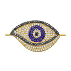 Evil Eye Big Gold Black Copper Centre Pcs For Women Bulk
