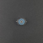 Evil Eye Crystal Silver Black Blue Centre Pcs For Women Bulk