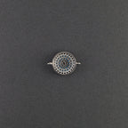Evil Eye Crystal Silver Black Blue Centre Pcs For Women Bulk