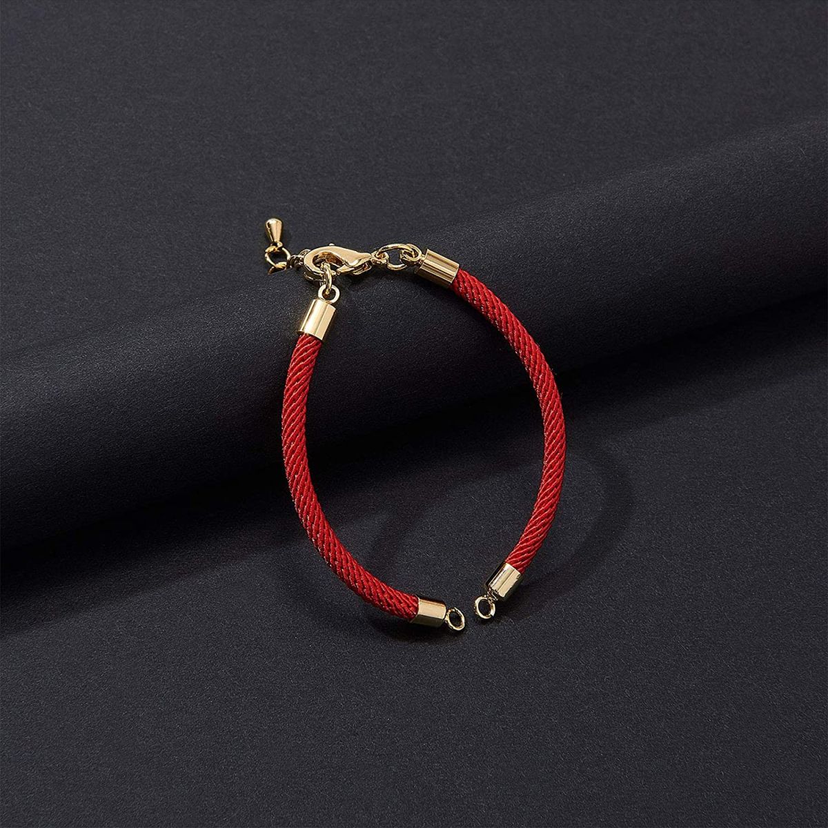 Gold Red Adjustable Thread Bracelet For Women Bulk
