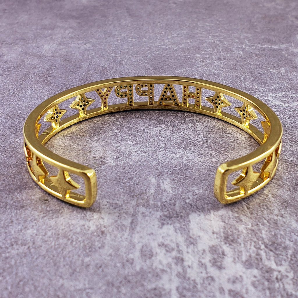 Happy Gold Stainless Steel Bracelet For Women Bulk