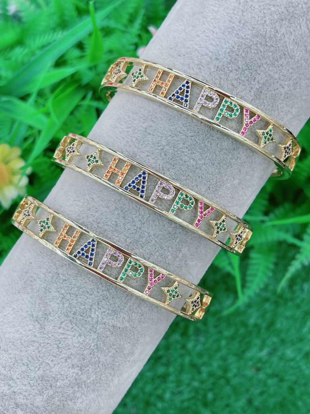 Happy Gold Stainless Steel Bracelet For Women Bulk