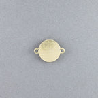 Evil Eye Gold Blue Brass Enamel Charm For Women Bulk
