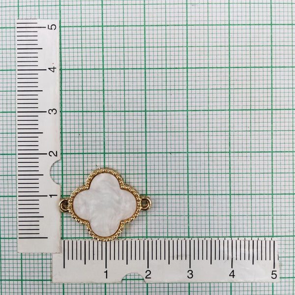 Brass With White Gold Gold Flower Pendant For Women Secondary image