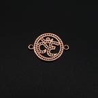 Om Rose Gold American Diamond Copper Centre Pcs For Women Bulk