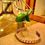 Curb Gold Copper Cuff Kada Bangle For Women Bulk