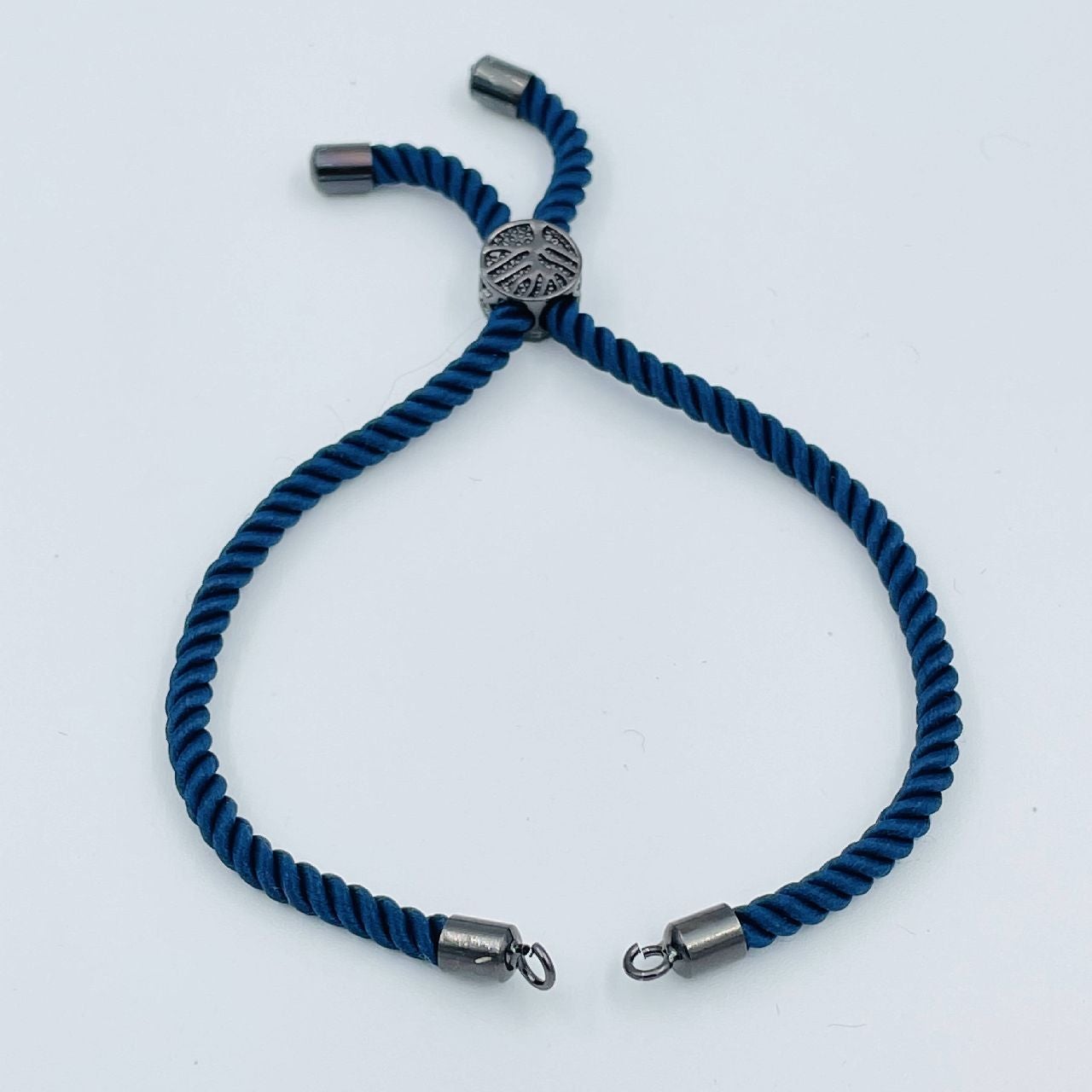 Blue Black Silver Threads Accessories Adjustable Bracelet Girls Bulk