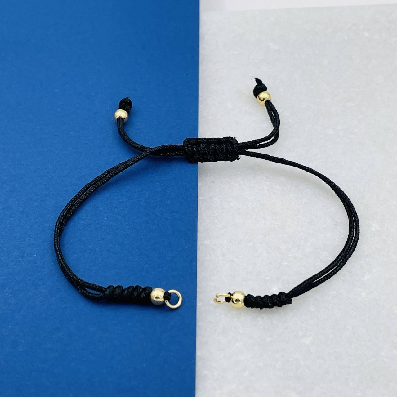 Black Gold Threads Accessories Adjustable Bracelet Women Girls Bulk Main image
