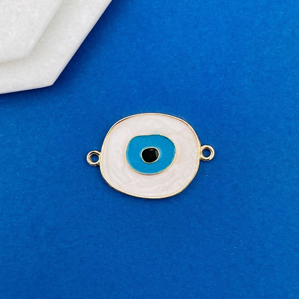 Brass White Black Blue Gold Evil Eye Accessories Pendant Charm Bulk