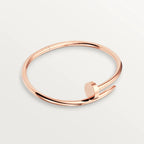 Stainless Steel Nail Gothic Openable Bangle Kada Women Rose Gold Bulk