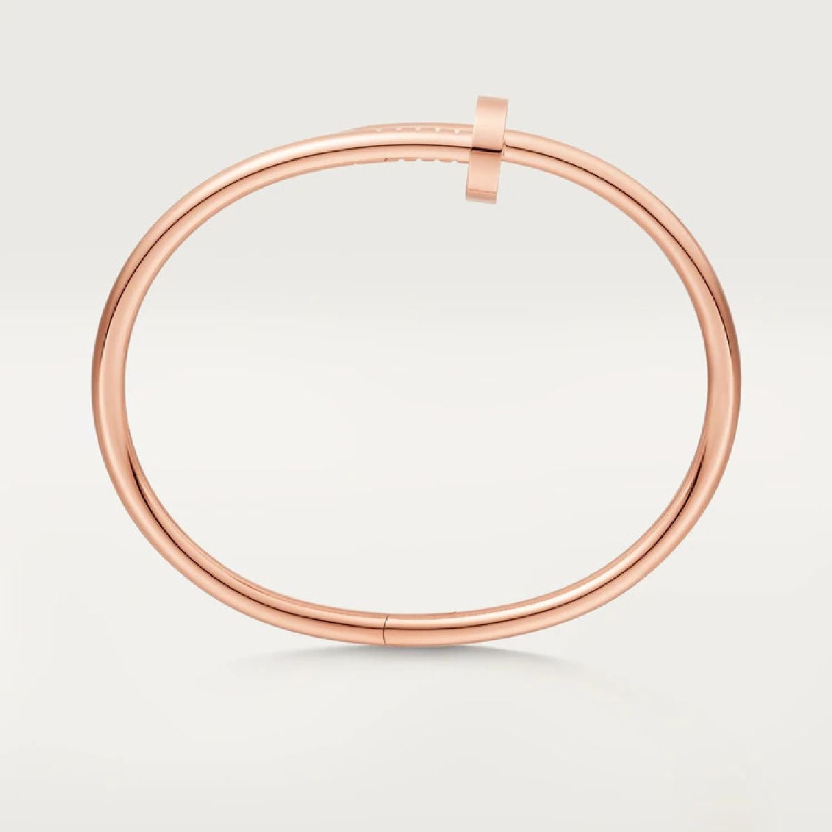 Stainless Steel Nail Gothic Openable Bangle Kada Women Rose Gold Bulk