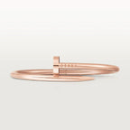 Stainless Steel Nail Gothic Openable Bangle Kada Women Rose Gold Bulk