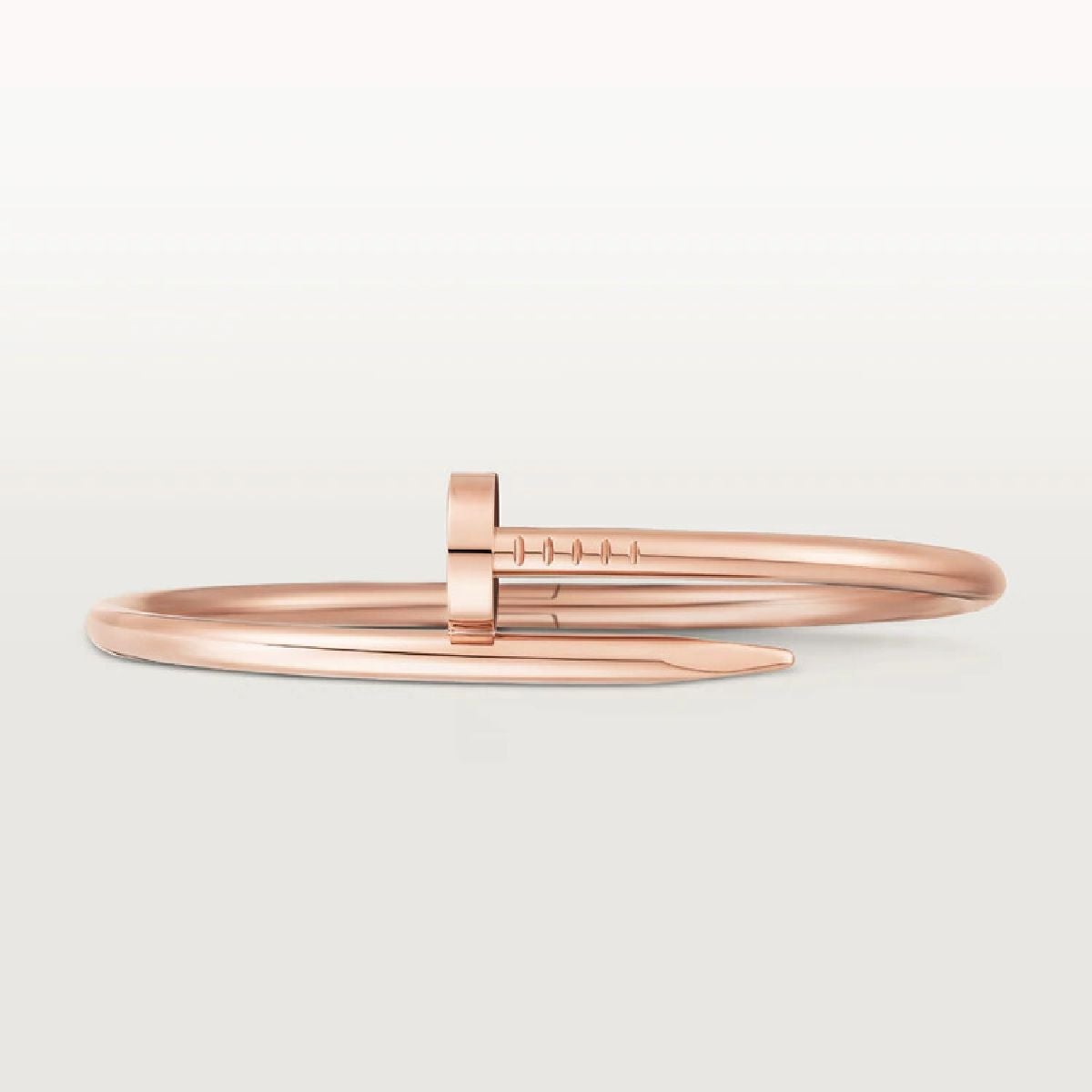 Stainless Steel Nail Gothic Openable Bangle Kada Women Rose Gold Bulk