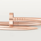 Stainless Steel Nail Gothic Openable Bangle Kada Women Rose Gold Bulk
