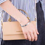 Stainless Steel Silver With CZ Screw Openable Kada Bangle Bulk