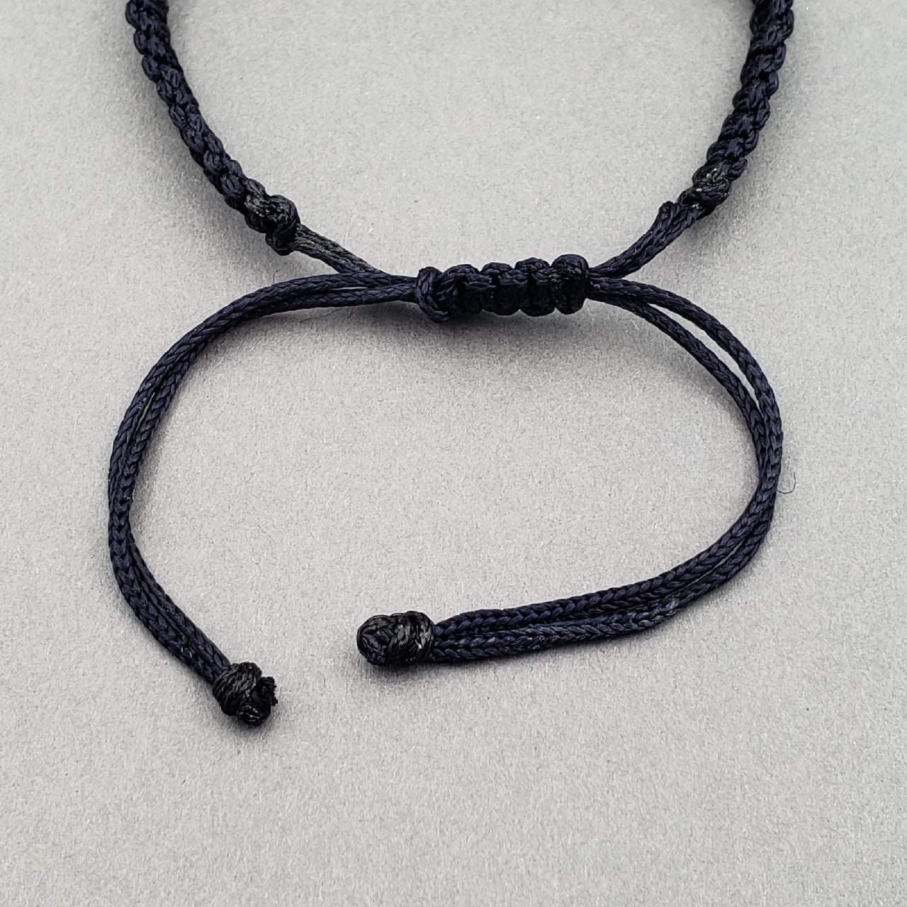 Evil Eye Gold Blue Black Copper Black Threads Adjustable Bracelet Bulk Secondary image