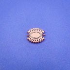 Copper Cubic Zirconia Blue Rose Gold Evil Eye Charm For Women Bulk