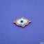 Evil Eye Hamsa Rose Gold Cubic Zirconia Copper Charm For Women Bulk