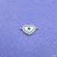 Evil Eye Heart Cubic Zirconia Silver Copper Charm For Women Bulk