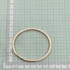 Stainless Steel CZ Screw Bracelet Bangle Kada Rose Gold Bulk
