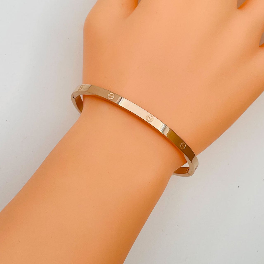 Screw Gold Bracelet Bangle Kada For Women Bulk