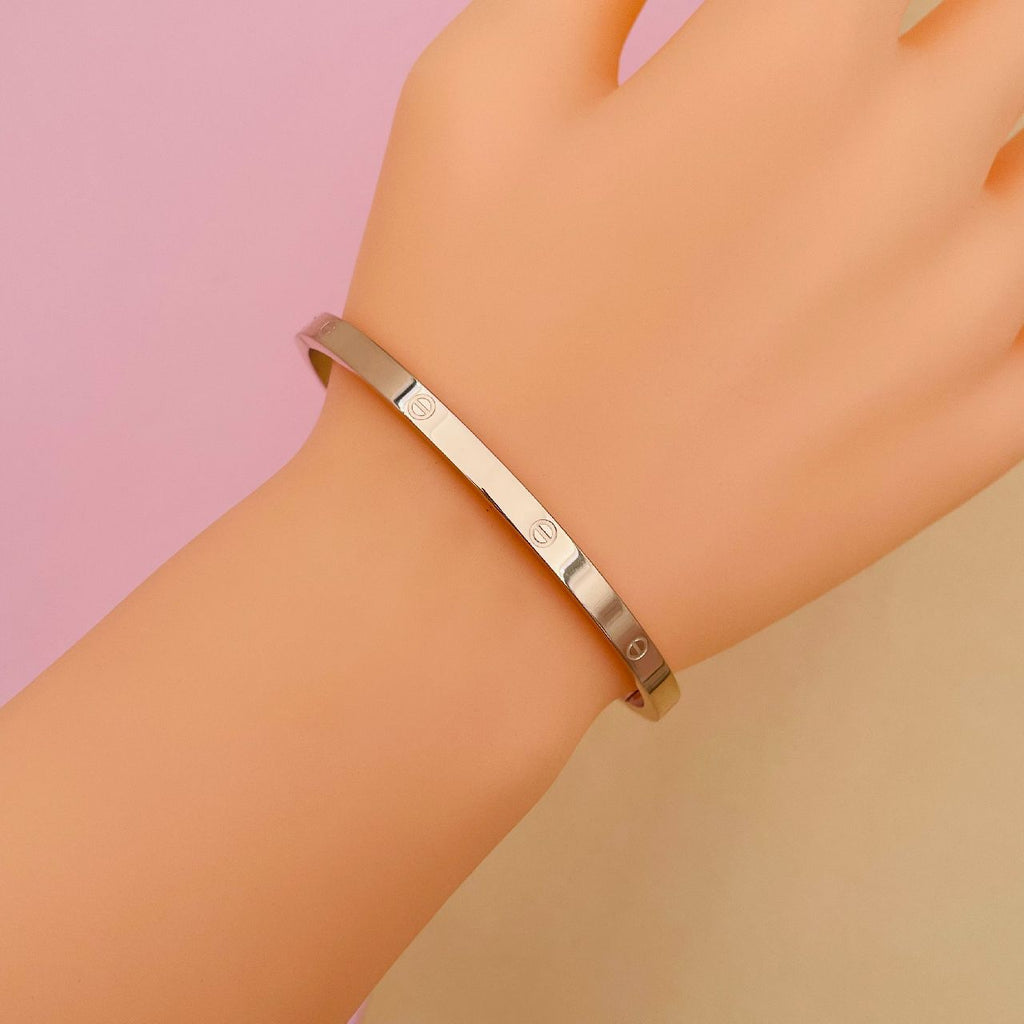 Screw Rose Gold Bracelet Bangle Kada For Women Bulk
