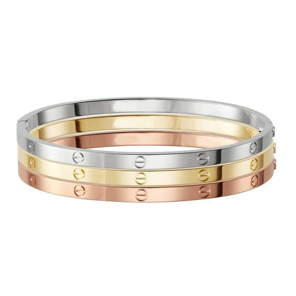 Screw Rose Gold Bracelet Bangle Kada For Women Bulk