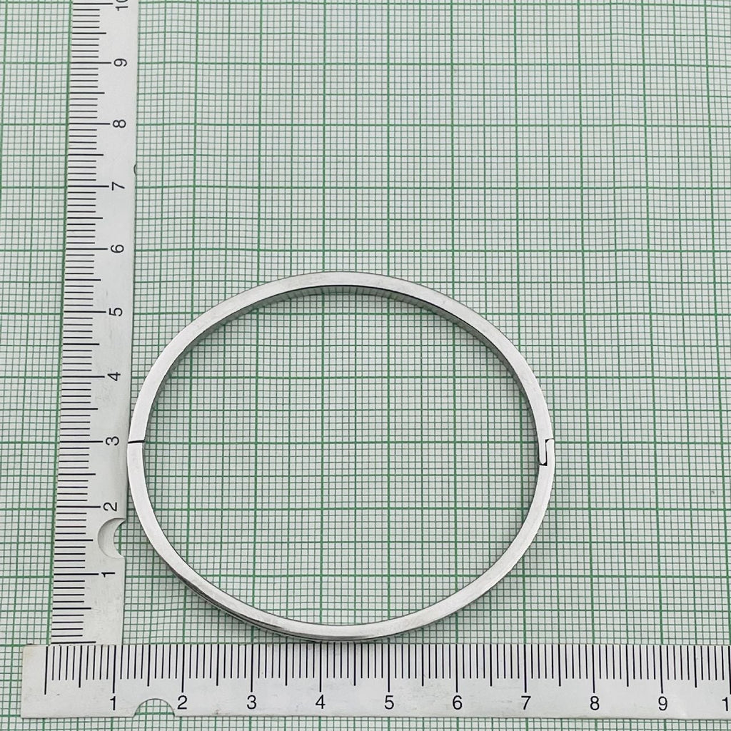 Stainless Steel Screw Bracelet Bangle Kada Women Silver Bulk