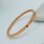 Stainless Steel Enamel Bracelet Bangle Kada For Women Rose Gold Bulk