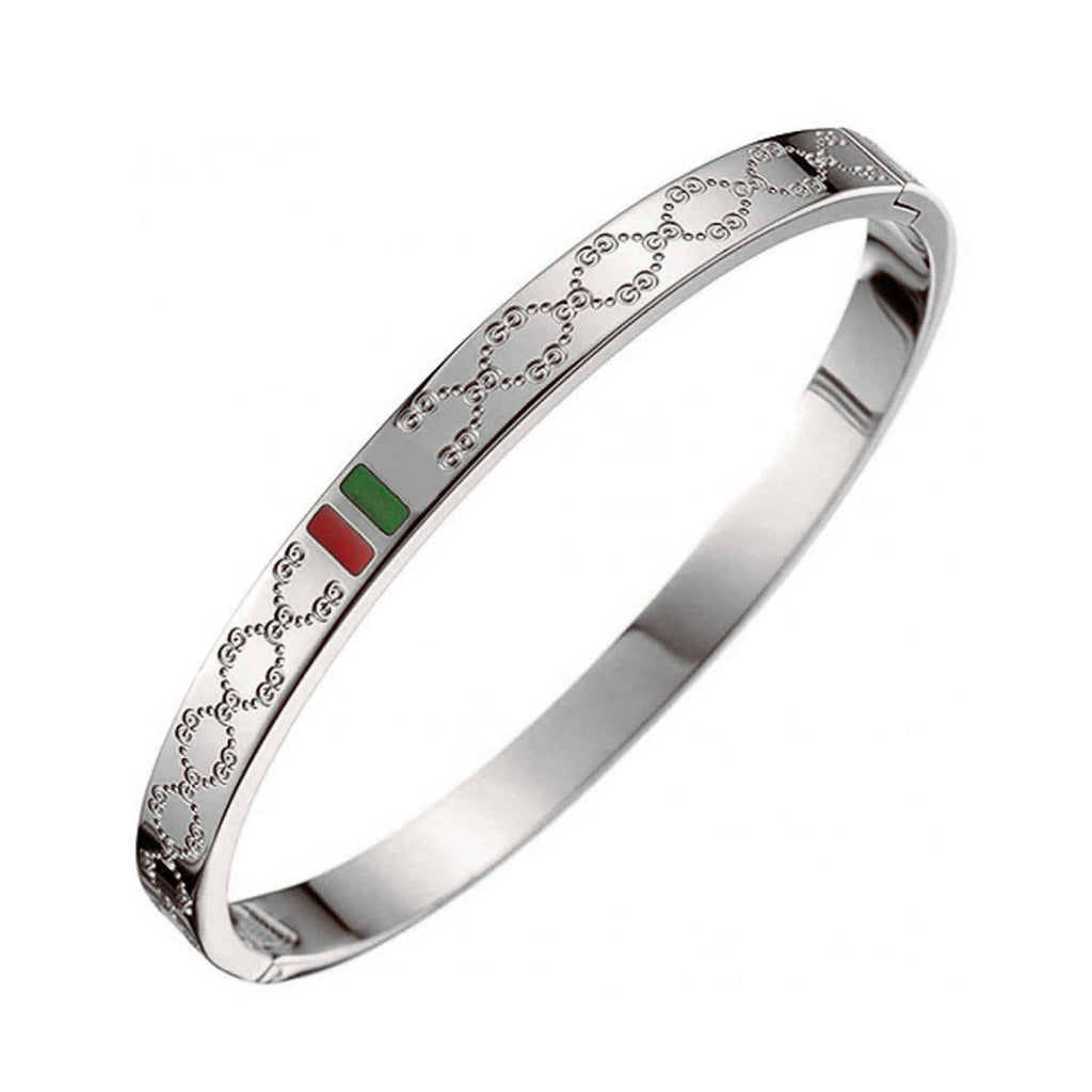 Stainless Steel Enamel Bracelet Bangle Kada For Women Silver Bulk